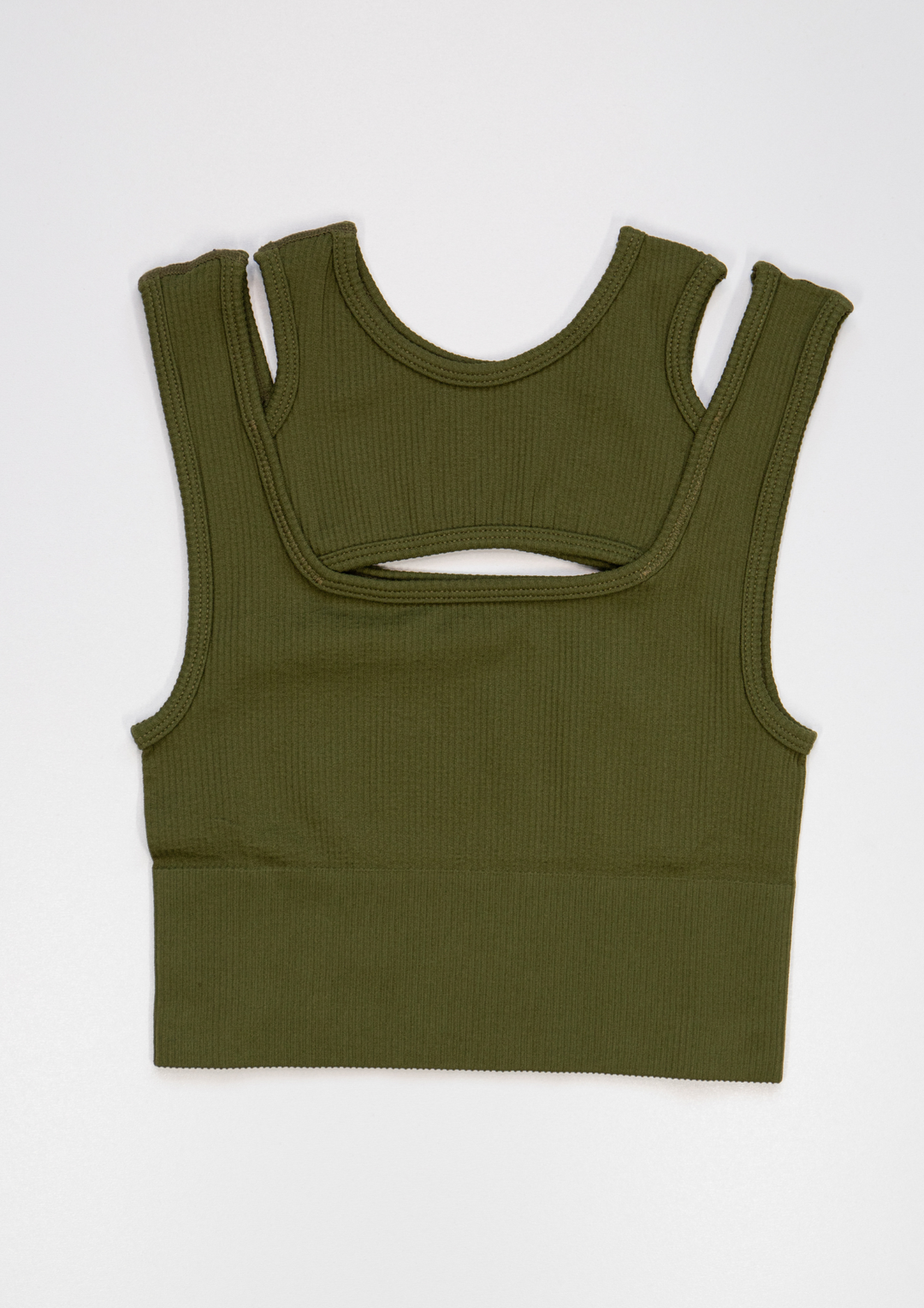 Grace - Crop top - Forest Green