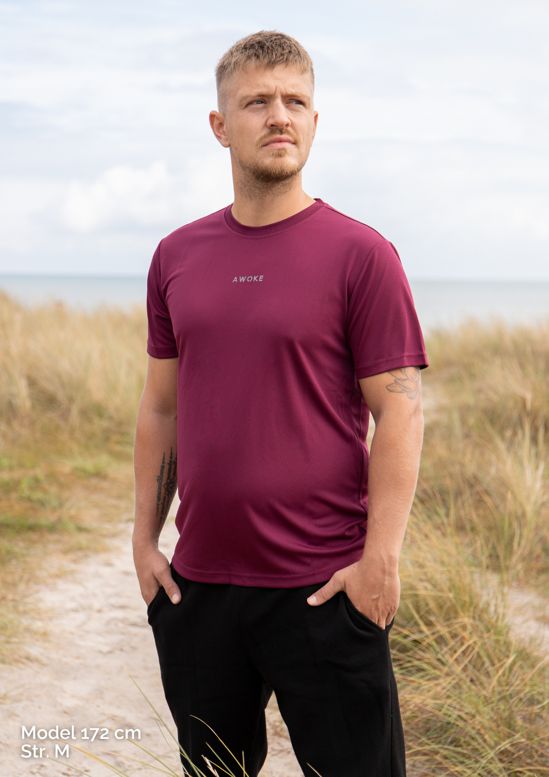 Motion - Unisex Tee - Deep wine