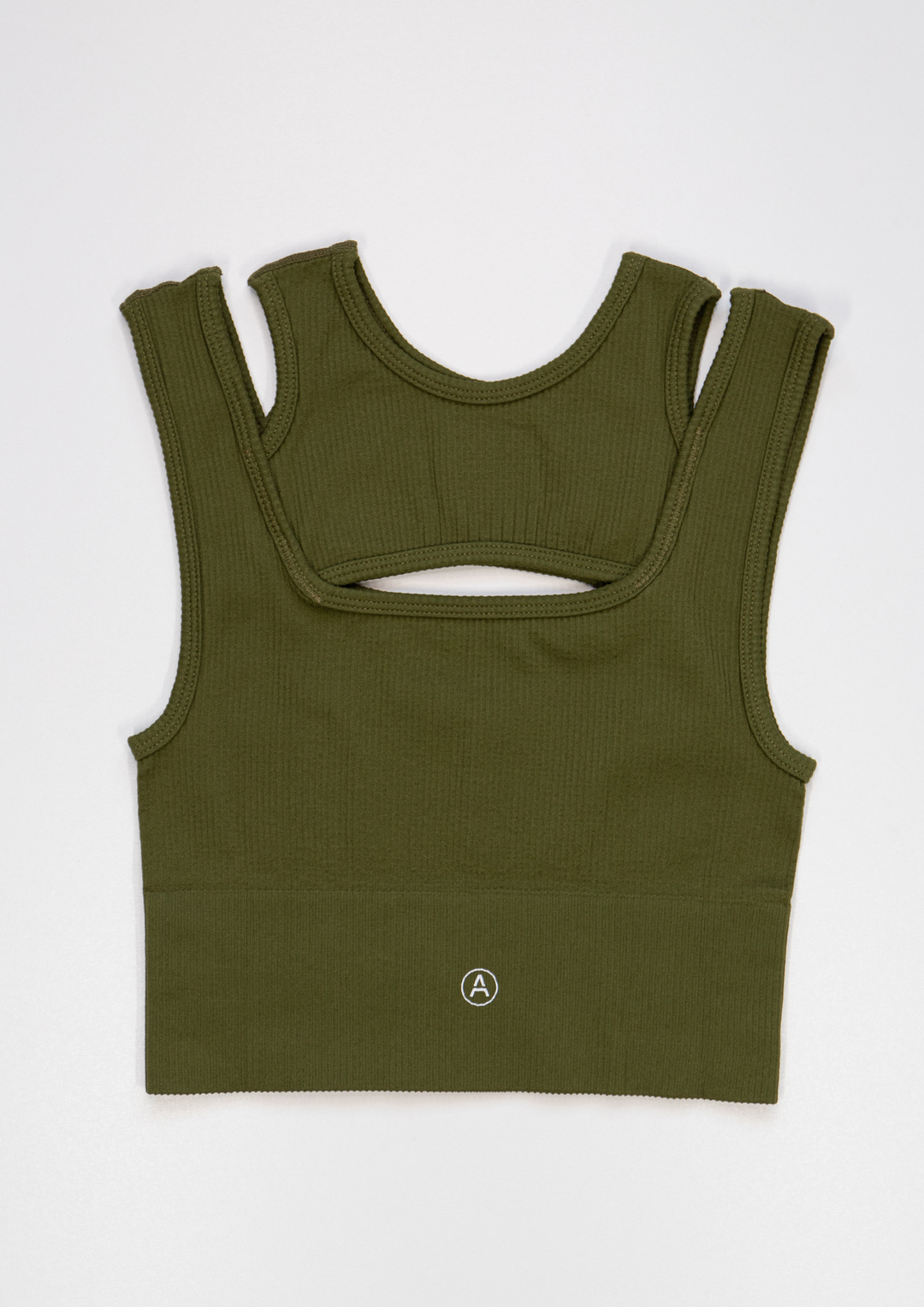 Grace - Crop top - Forest Green